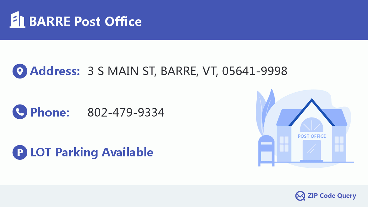 Post Office:BARRE