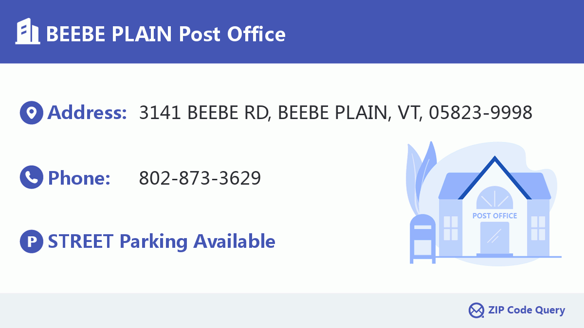 Post Office:BEEBE PLAIN