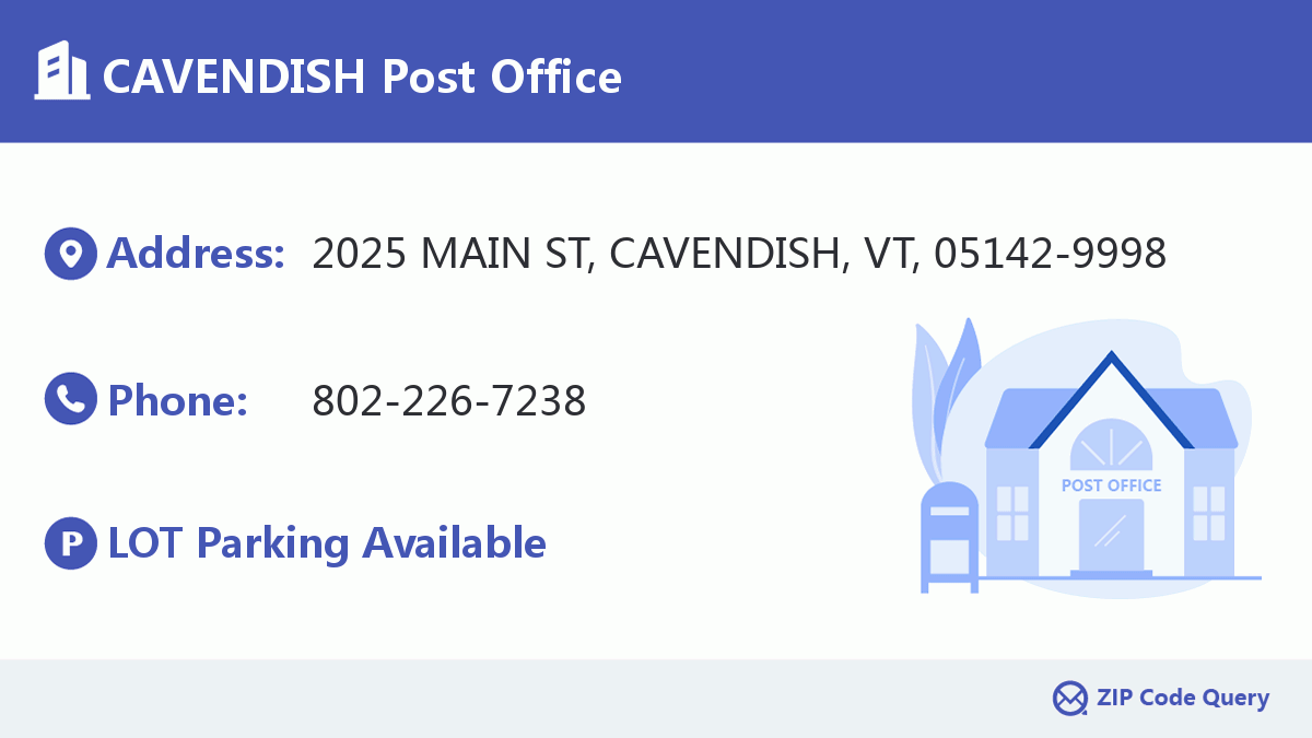 Post Office:CAVENDISH