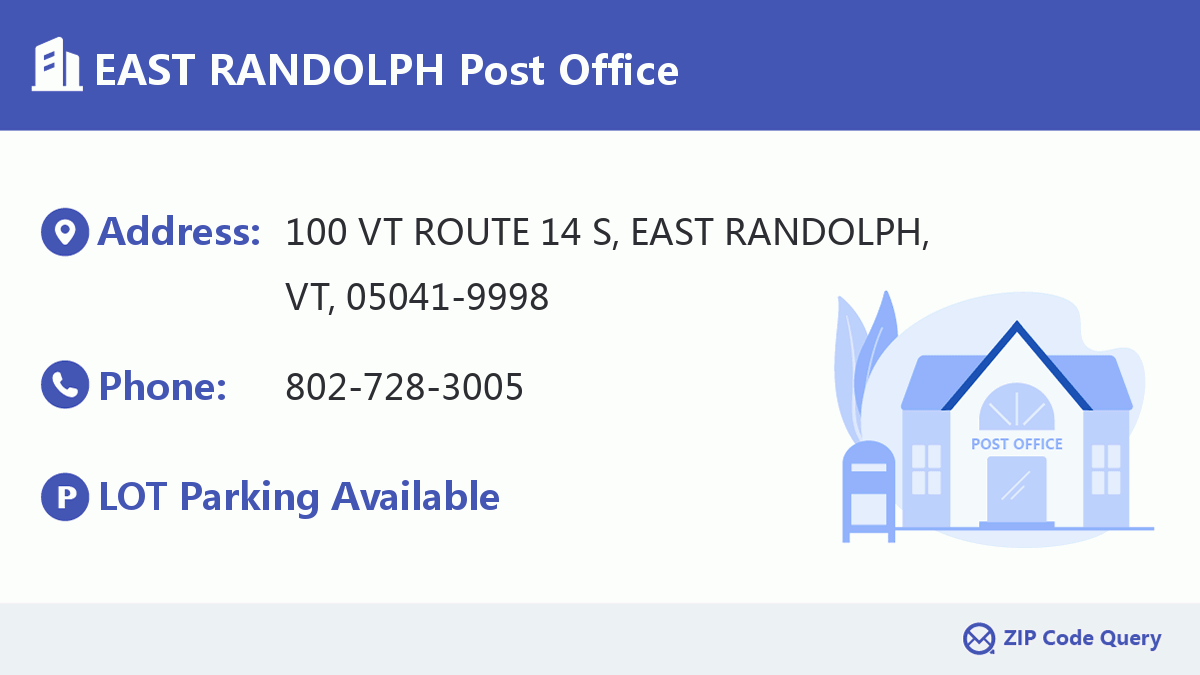 Post Office:EAST RANDOLPH