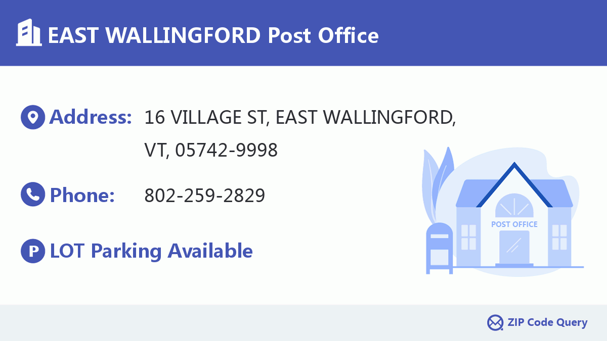 Post Office:EAST WALLINGFORD