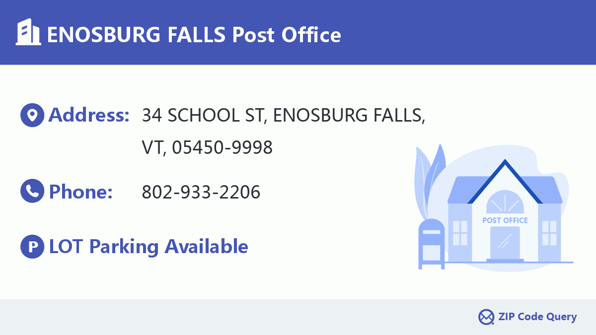 Post Office:ENOSBURG FALLS