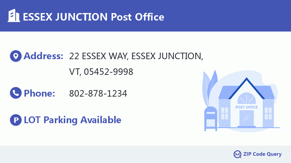 Post Office:ESSEX JUNCTION