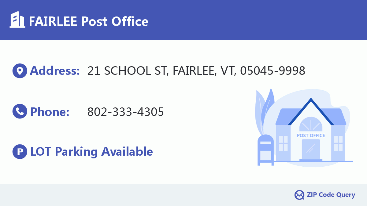 Post Office:FAIRLEE
