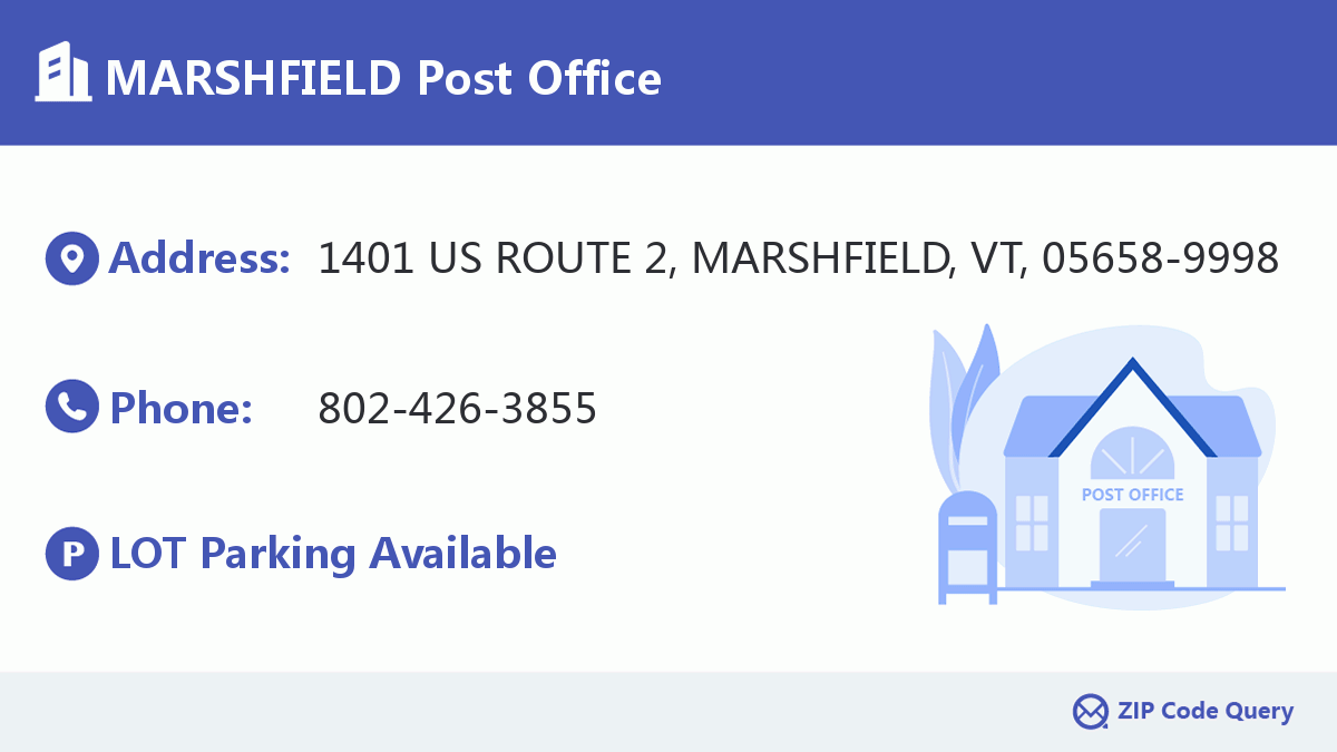 Post Office:MARSHFIELD