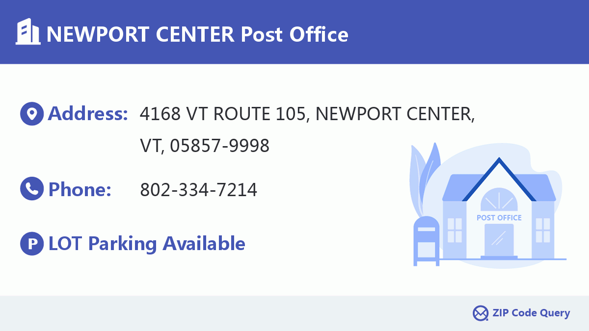 Post Office:NEWPORT CENTER