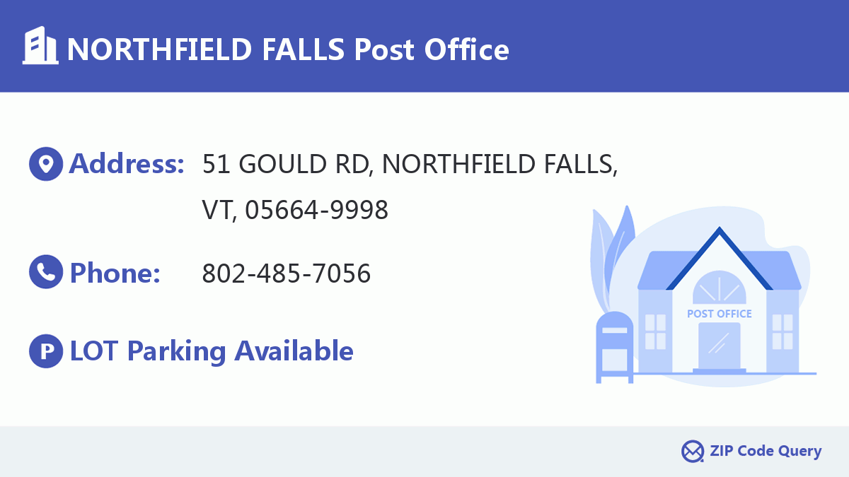 Post Office:NORTHFIELD FALLS