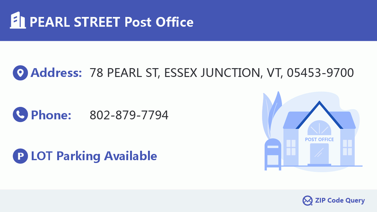 Post Office:PEARL STREET