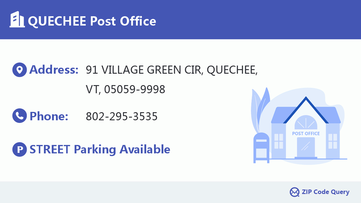 Post Office:QUECHEE