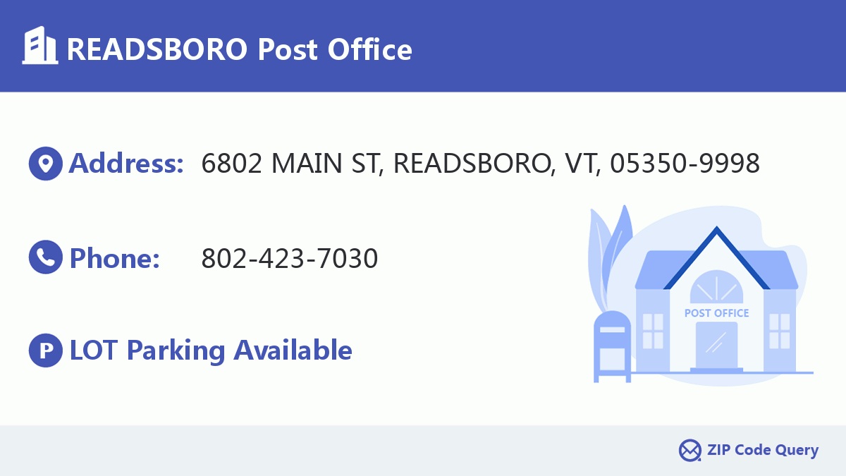 Post Office:READSBORO
