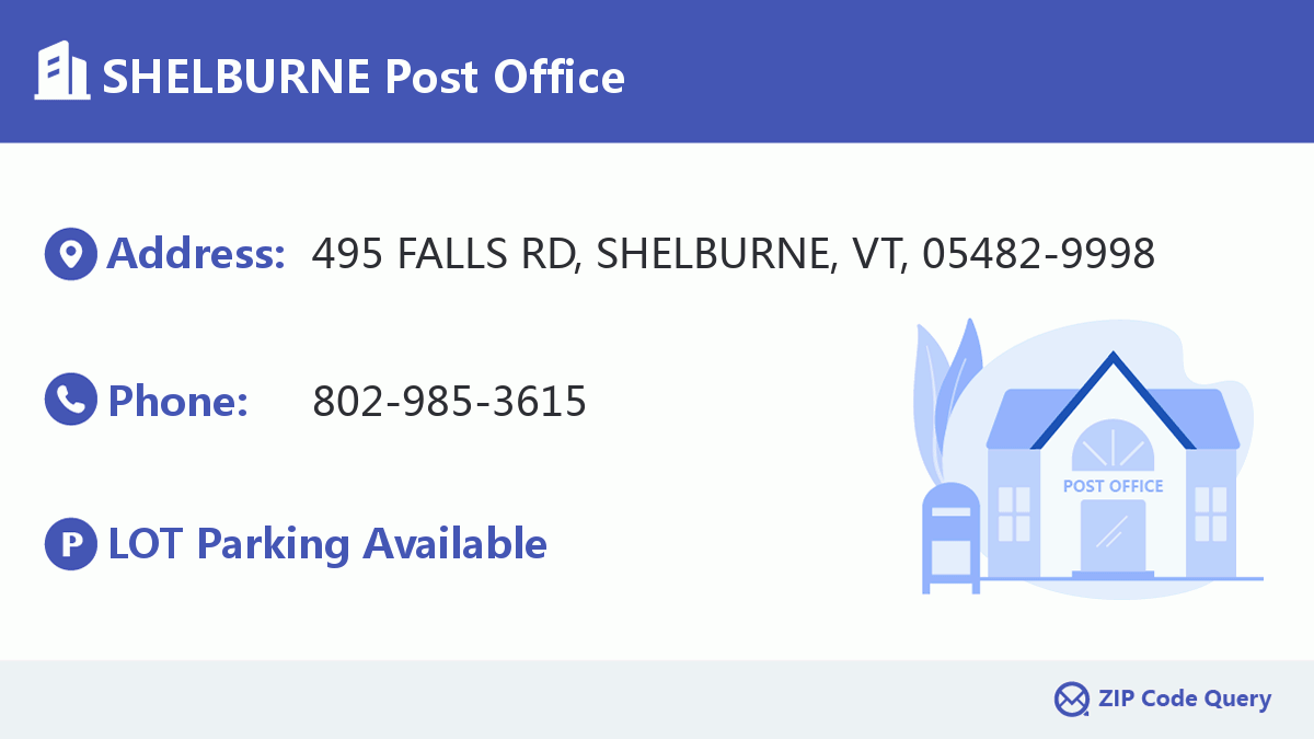 Post Office:SHELBURNE