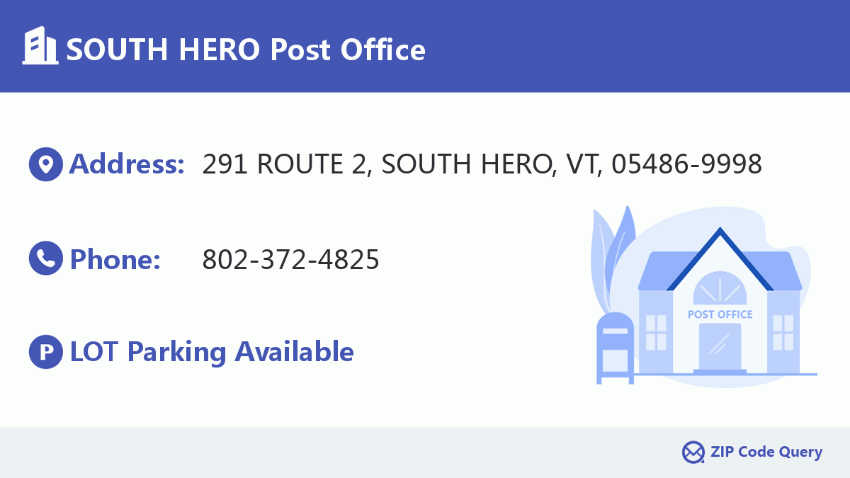 Post Office:SOUTH HERO