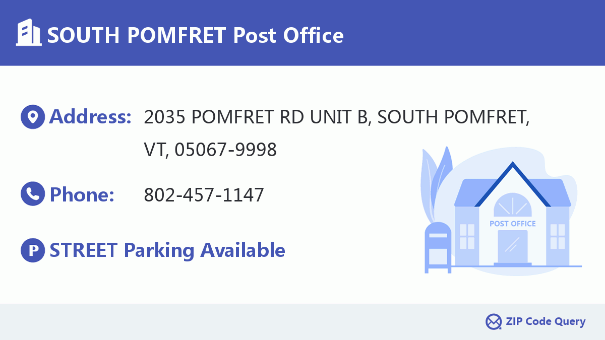 Post Office:SOUTH POMFRET