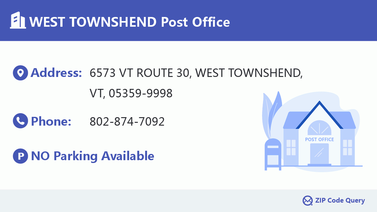 Post Office:WEST TOWNSHEND