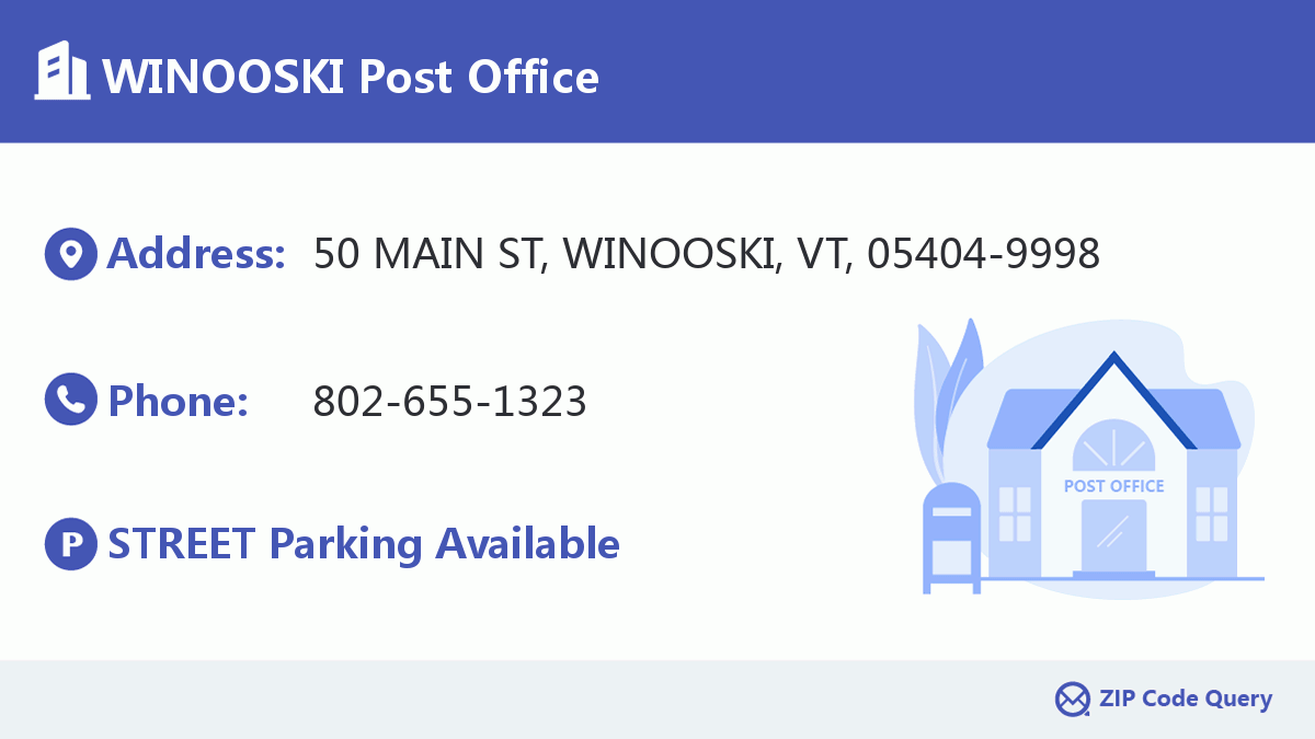 Post Office:WINOOSKI