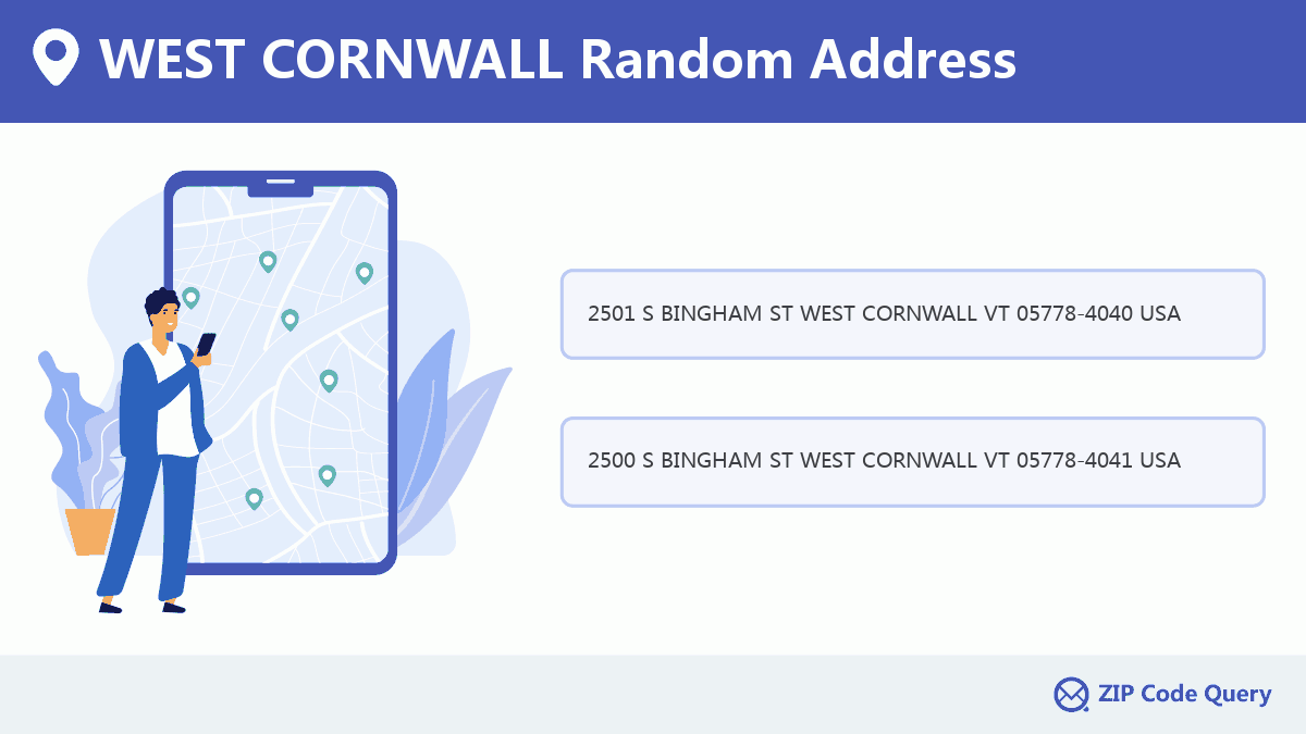 City:WEST CORNWALL